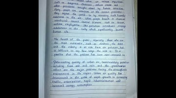 EVS Air Pollution 12th class project|| #airpollution #project #viralvideos