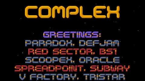 Complex   Unintelligent Overlord HYPERSPIN AMIGA INTRO CRACKTRO DEMO COMMODORE NOT MINE VIDEOS