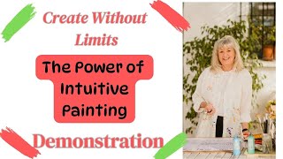 Abstract Acrylic Intuitive Painting Process Tutorial and Techniques