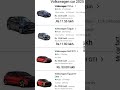 Volkswagen cars  #shorts #volkswagen #car #ytshorts