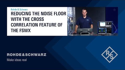 Reducing the noise floor with the cross-correlation feature of the FSWX