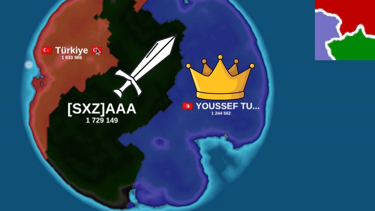 I Fought One Person Stronger Than Me And One Bigger Than Me In Territorial.io