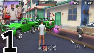 Gangs Fighter : Vice Island- Gameplay Walkthrough Part 1 (iOS, Android)