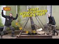 We build a DIY WOODCHOPPER... Let's test it!