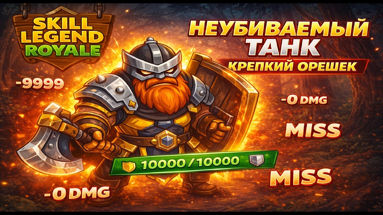 Крепкий Орешек — Воин племени — Skill Legends Royale