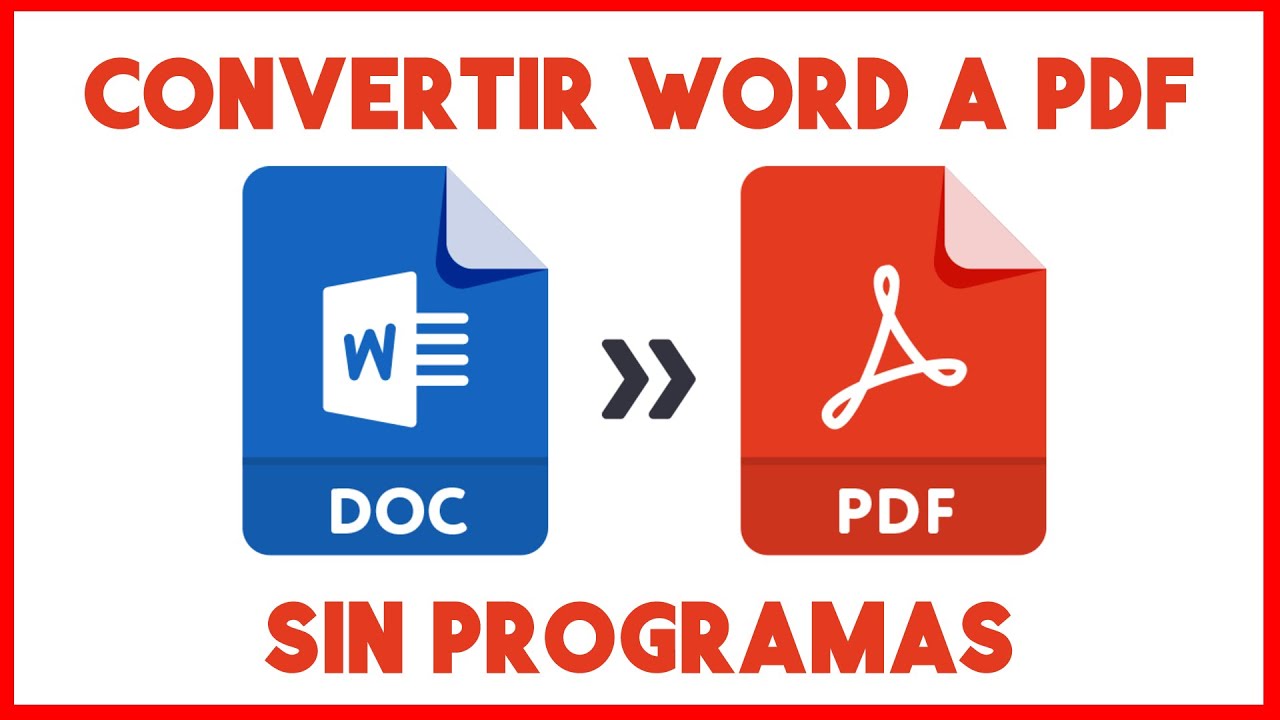 Como Convertir WORD A PDF Sin Programas YouTube Hot Sex Picture