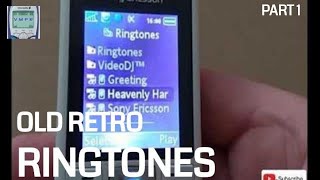 Ringtones of Vintage, Old Classic Mobile Phones of the 90s/00s