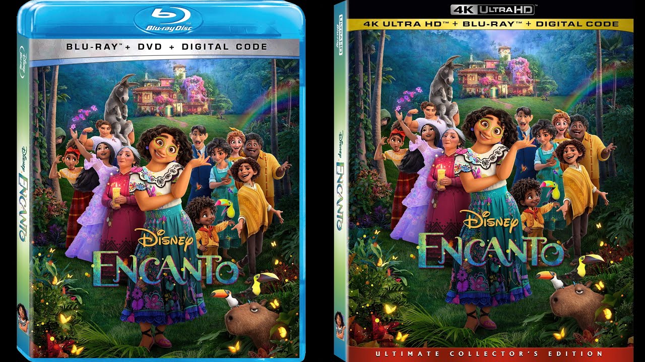 Encanto Blu-ray vs 4K Blu-ray Comparison (HDR version) 