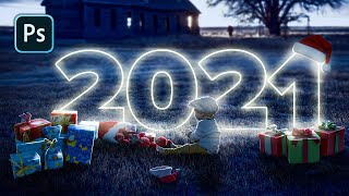 2021 New Year Photo Manipulation in Photoshop