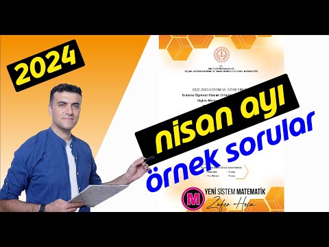 LGS Nisan 2024 Matematik MEB Örnek Sorular ve Çözümleri