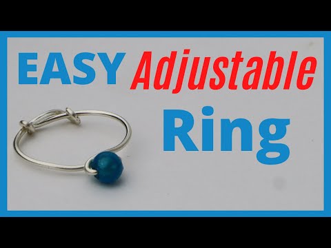Simple Adjustable Small Size Ring Tutorial // Quick and Easy Beginner Project