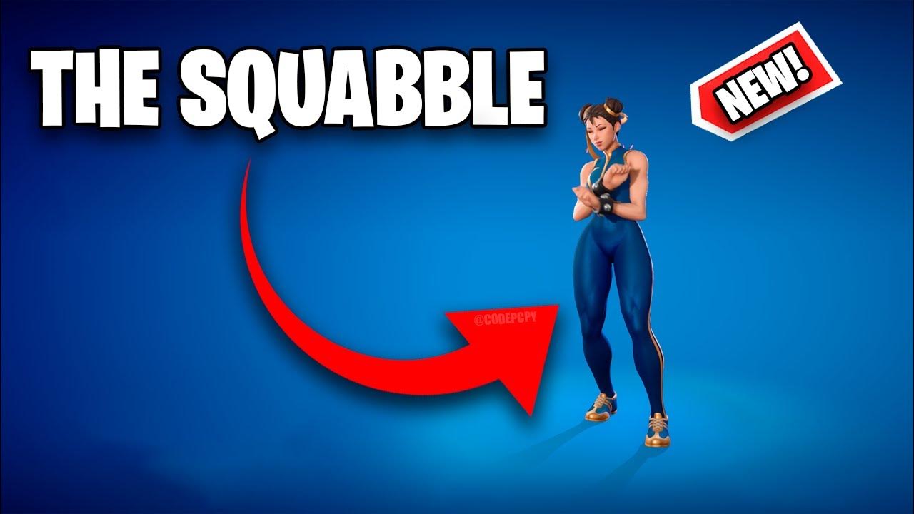 THE SQUABBLE NUEVO EMOTE FORTNITE YouTube