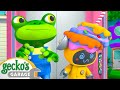 Mechanicals&#39; Elevator Escapade and Birthday Cake Rescue | Gecko&#39;s Garage | Toddler Fun Learning