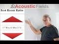 Ideal Room Size Ratios & How To Apply The Bonello Graph - www.AcousticFields.com