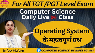 Operating System के महत्वपूर्ण प्रश्न | BPSC TRE3.0 computer science by Infee ma