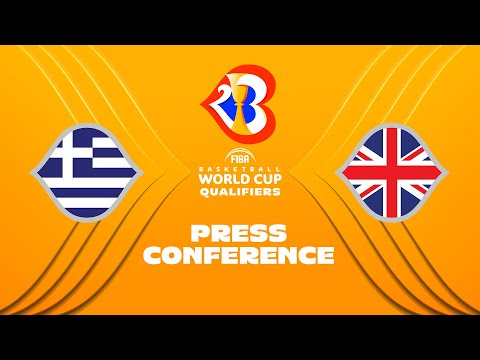 Greece v Great Britain - Press Conference | FIBA Basketball World Cup 2023 European Qualif.