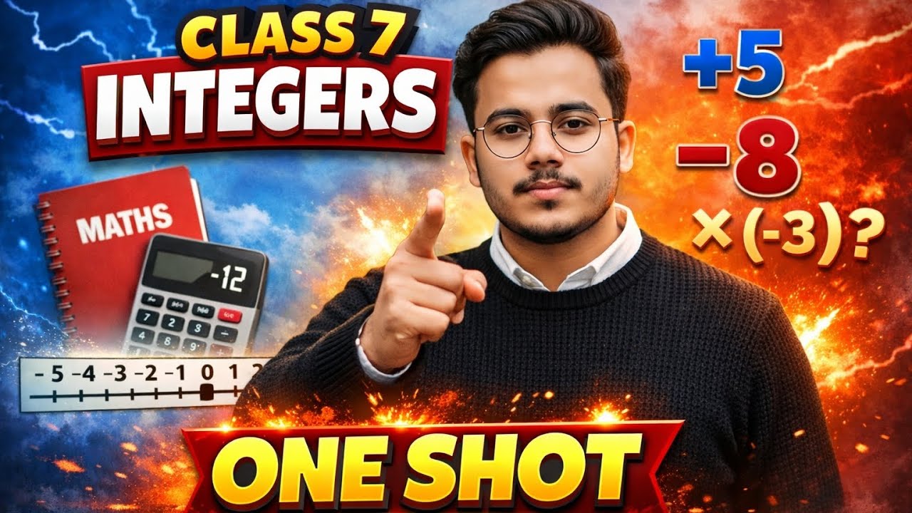 Class 7 Integers One Shot | Complete Chapter