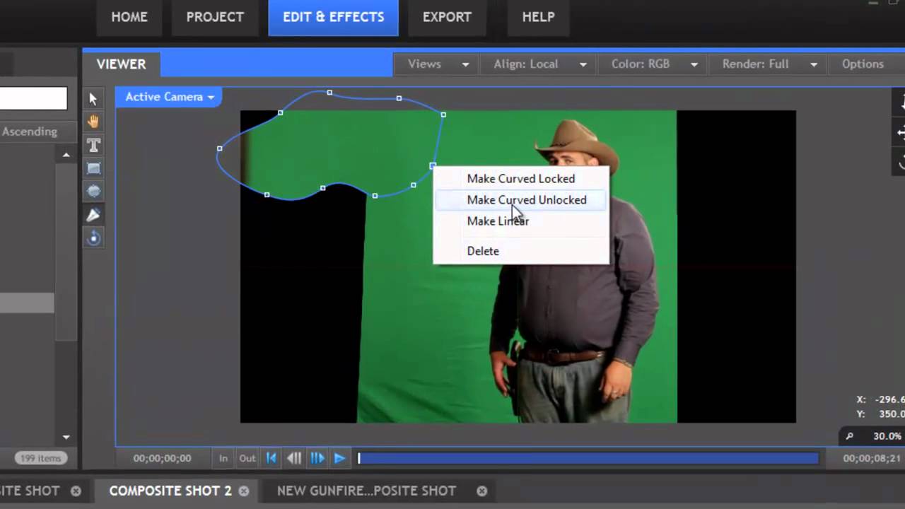 Masking in HitFilm -