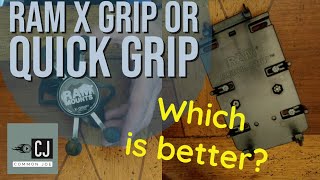 Ram X Grip Motorcycle Mount or Quick Grip? Which One To Choose?