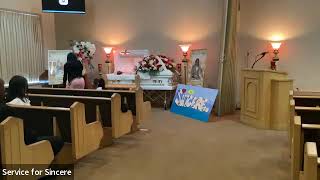 Funeral Service for Sincere Barrette April 25, 2026