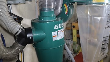 A Quick Test Of My Grizzly G0863 Growler Cyclone Separator