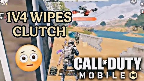 COD MOBILE SOLO VS SQUAD WIPES 1V4 CLUTCH 😎