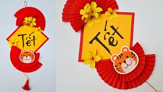 Cách Làm Đồ Trang Trí Tết Đơn Giản / Paper Flower / Góc nhỏ Handmade