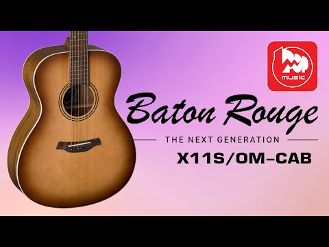 Акустическая гитара BATON ROUGE X11S/OM-CAB