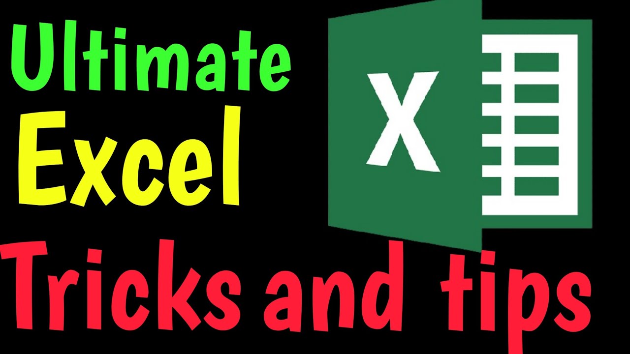 Ultimate Excel tips and tricks - YouTube