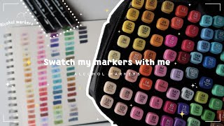 ✨ SWATCH MY MARKERS WITH ME ! 🎨🖍️