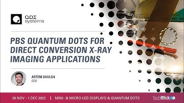 QDI Systems | PbS Quantum Dots for Direct Conversion X-ray Imaging Applications