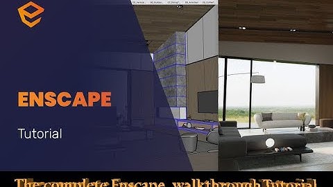 How to make  an Animation Walkthrough  in Sketchup | Enscape |Full Tutorial For Beginners.