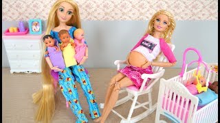 Baby Dolls - Barbie Baby Room Baby Puppen Babyzimmer Barbie Nuisettes Chambre bébé kamar bayi screenshot 1