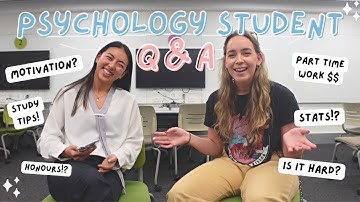 Psychology Student Q&A! | exam tips, statistics, motivation