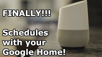 (OUTDATED - Check Description) Google Home Routines Scheduling