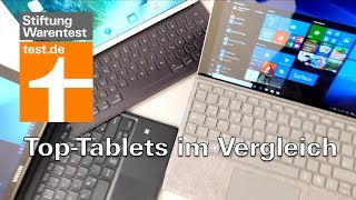 Die drei neuen Top-Tablets von Apple, Microsoft und Samsung im Verg...