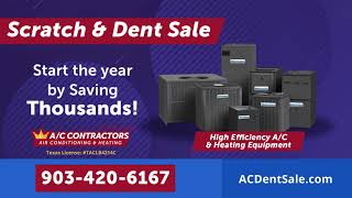 A/C Contractors - Scratch, Dent & Overstock Sale