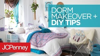 Get inspired with our dorm room makeover tips. Create a fun living space with these DIY dorm room organization ideas - decorate 