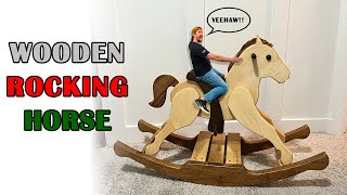 This Is How I Made A Wooden Rocking Horse for My Daughter \\ Step By Step