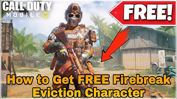 *FREE* How to Get FREE Firebreak - Eviction Character + Captain - Depth Metal Epic & Rewards in CODM