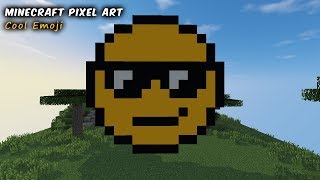 Minecraft Pixel Art - Cool Emoji
