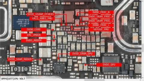 OPPO A77 Cpu Voltes In Out Shot Problem Hardware Solution