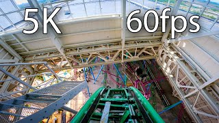 TMNT Shellraiser front seat on-ride 5K POV @60fps Nickelodeon Universe Theme Park