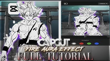 Manga Aura Effect Full Tutorial On Capcut