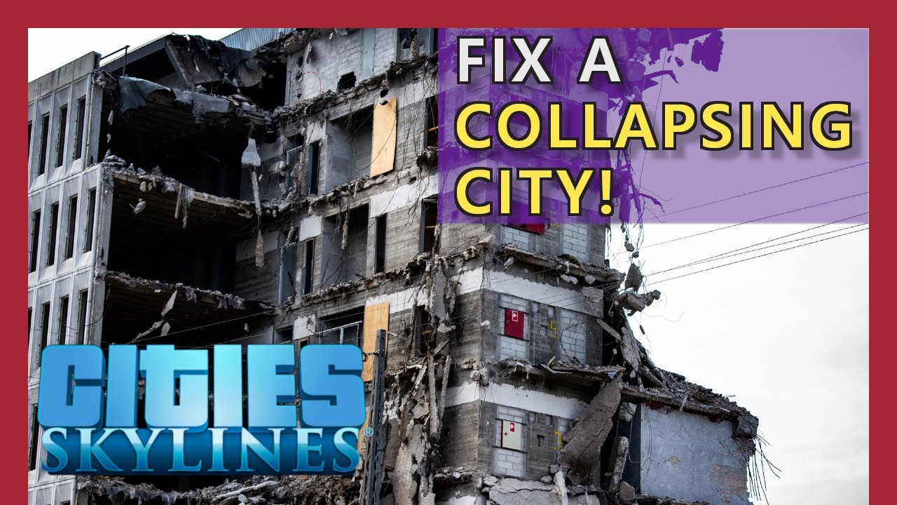Cities Skylines Survive Death Wave | Fixing Collapsing City, Traffic
