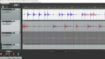 Drum editing in REAPER: Split vs Stretch