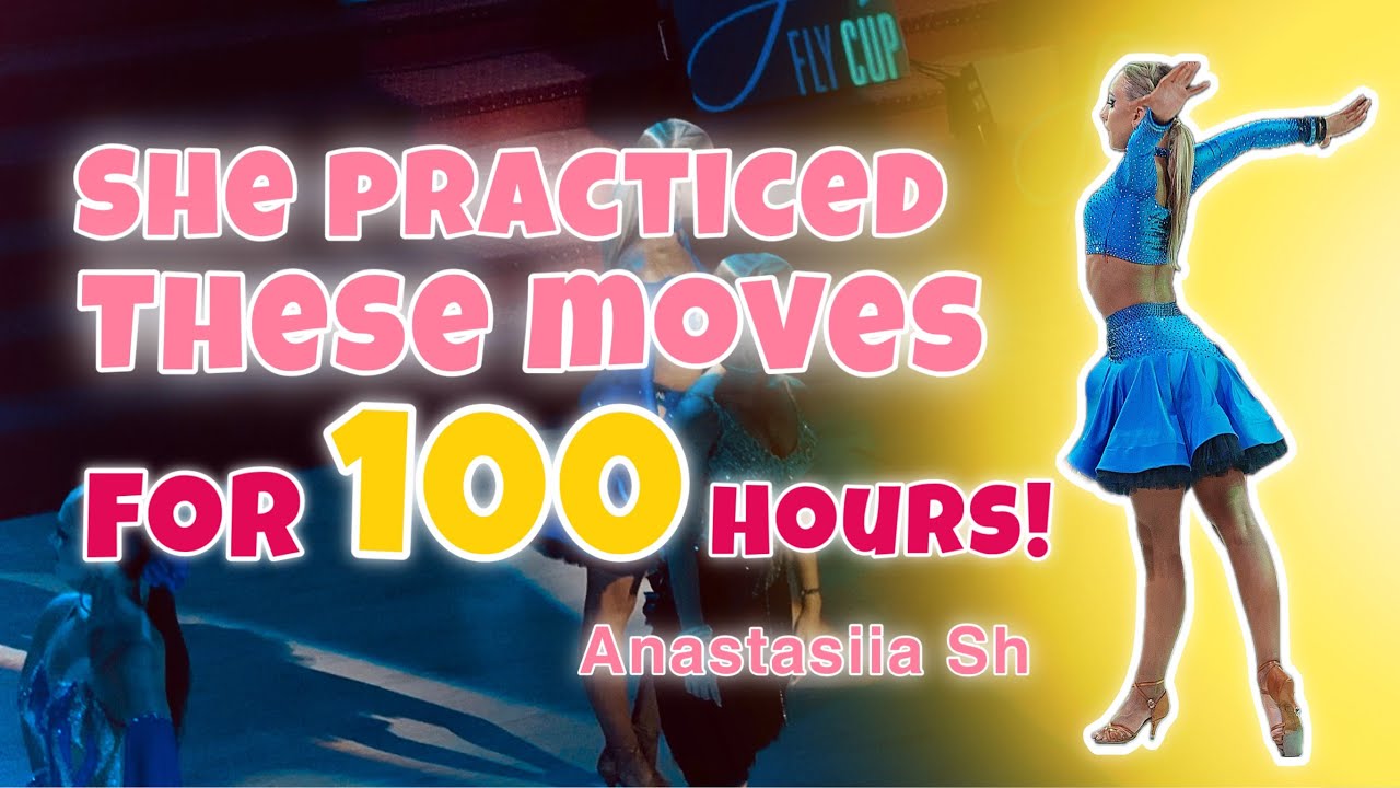 Watch her dancing 100 HOURS! 🌟 She’s AMAZING! 🤩 Anastasiia Sh Latin ...