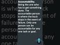What is accountability #cybersecurity #technology #risk #education #securityawareness #learning