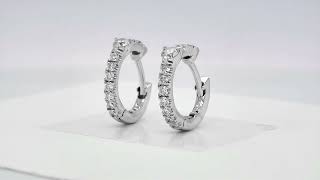 Diamond Huggie Earrings 0.40 ct