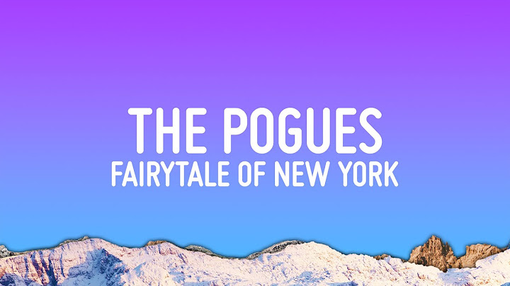 Fairytale of New York Lyric Video version - Lyric Video performance video thumbnail